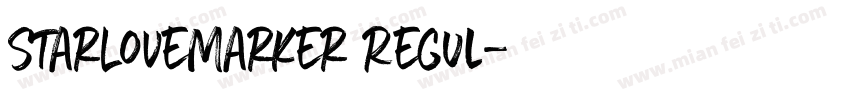 StarLoveMarker Regul字体转换